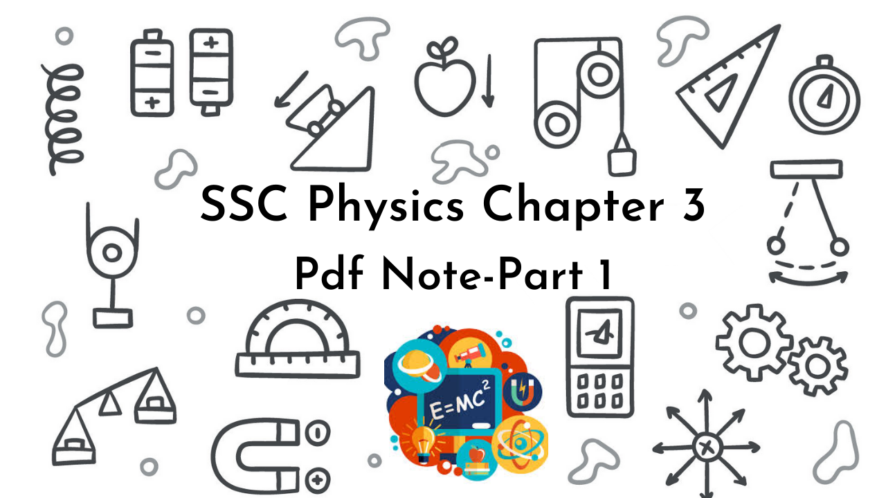 SSC Physics Chapter-3 {Mathematical Ques & Solutions (Part-01) Pdf Note. এস.এস.সি.পদার্থবিজ্ঞান ৩য় অধ্যায়